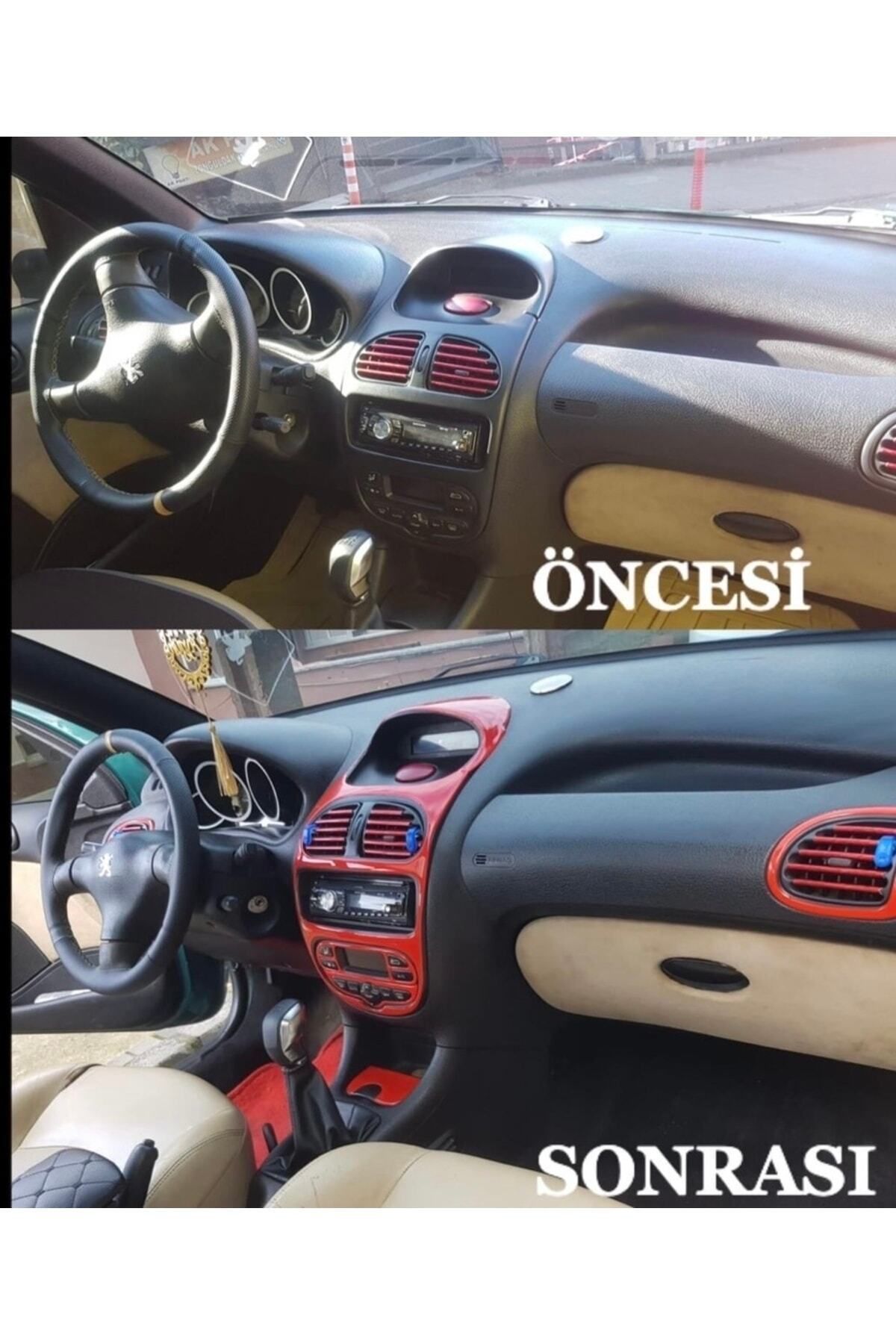 

Peugeot 206 Maun Kaplama Set Kırmızı Renk Özel Dizayn