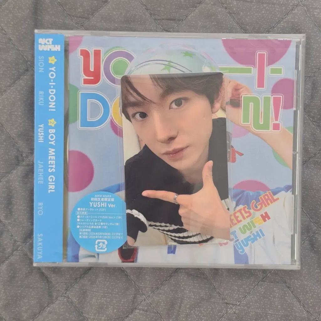 NCT Wish Yoidong Yuushi Rakuten photocard and album