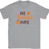 One Thankful Nurse T-Shirt Funny Thanksgiving Fall Humor Holiday Text Tee