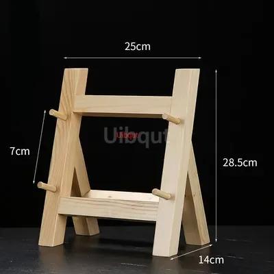

Japanese bayonet wooden knife rack rest wooden holder swinging knife rack wood shelf willow knife sushi chef tool sushi maker