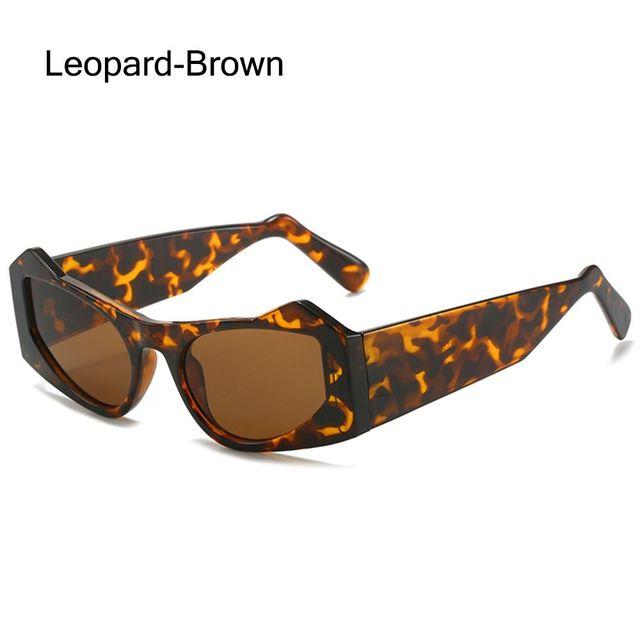 Cat Eye Sunglasses Vintage Punk Geometric Sun Glasses For Women Irregular Steampunk Eyewear Shades Uv400