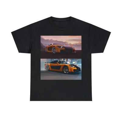 Tokyo Drift Rx-7 Unisex Heavy Cotton Tee