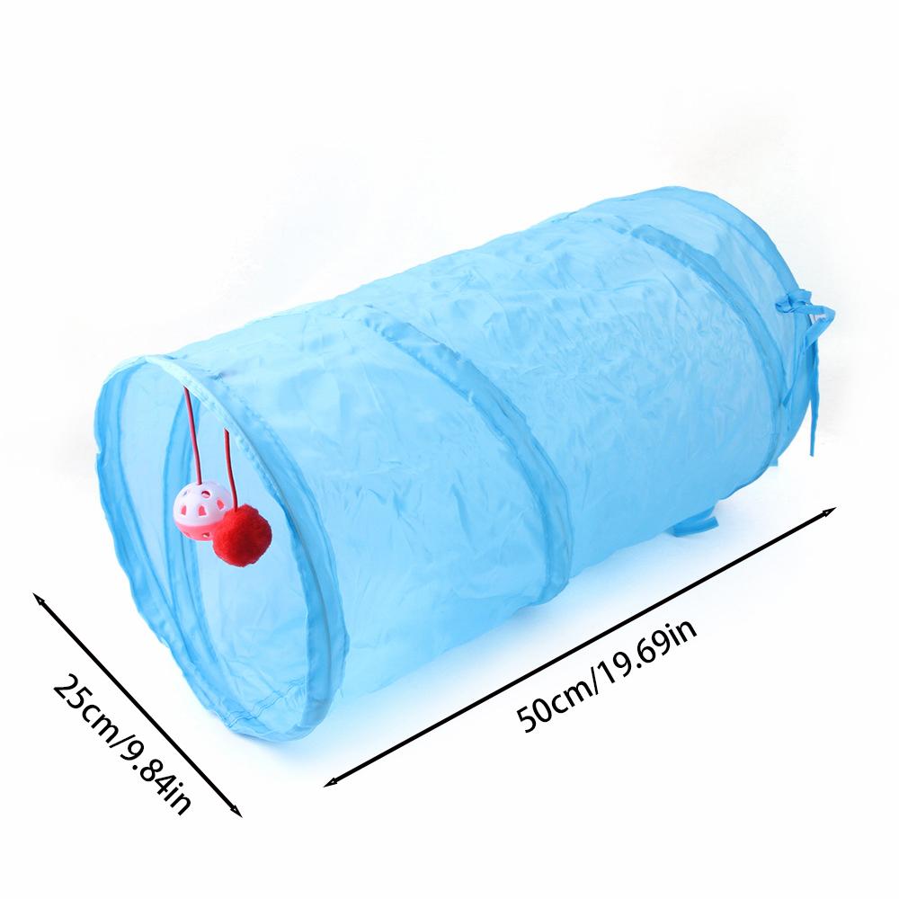 Tunel pentru pisici Tub pentru animale de companie, jucărie pliabilă pentru interior, în aer liber, pisică, cățeluș, jucării pentru puzzle, exerciții, ascundere, antrenament