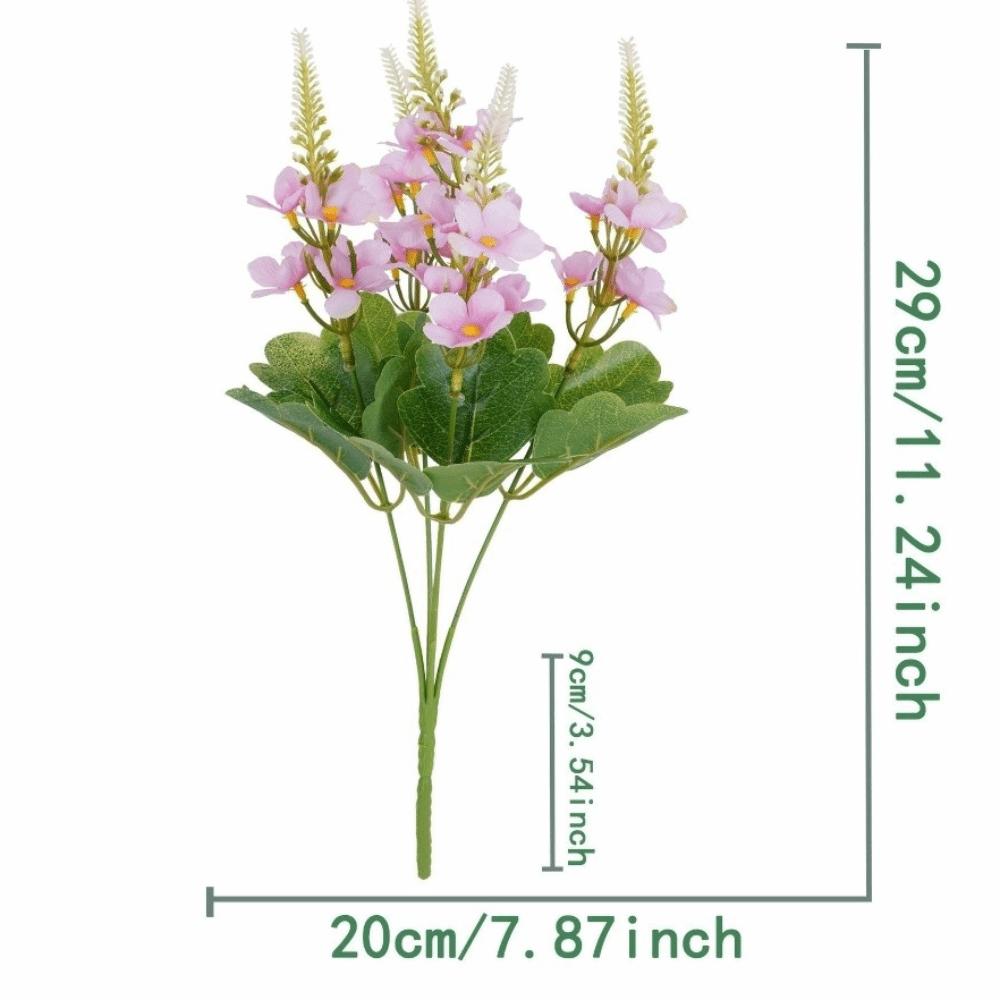 New Chrysanthemum Artificial Pansy Flowers Realistic DIY Floral Flower Bouquet Soft Simulation Flowers Photography Props