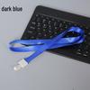 Double-Sided Transparent ID Holder with Lanyard for Student, Access, or Conference Pass and QR Code Tag