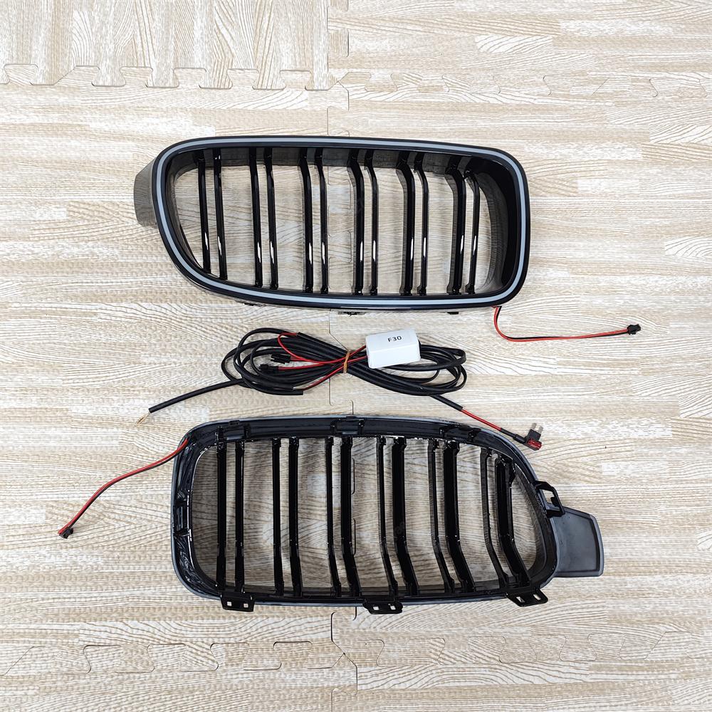 Grilă Față Luminoasă Lumină LED Grilă Racing Pentru BMW Seria 3 F30 F31 328i 330i 335i 340i 320d 330d 2012-2018 Bodykituri Tuning