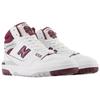 New Balance 650R Weiß Burgund Unisex Sneakers Raincloud BB650RCH