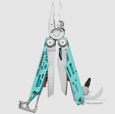 YL833187 Signal Multi Tool 19 Functions Sheath Aqua Silv (0339)