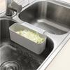 Kitchen Sink Drain Basket Multi-Functional Card Slot Kitchen Sink Strainer Food And Vegetable Wash And Drain Basket