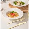 Slim Waist Stainless Steel Cutlery Set: Knife, Fork, Spoon for Western Cuisine