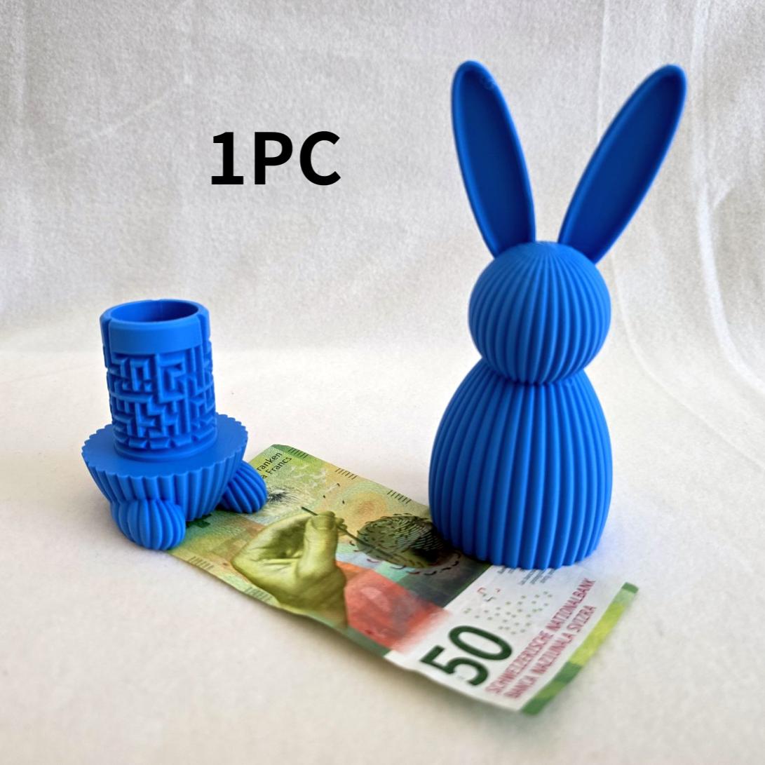 

Easter Bunny Fidget Maze Toy- 1pc Multifunctional Storage& Decorative Desk Ornament for Holidays/Office