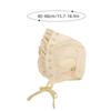 Breathable Cotton Ear Protection Fetal Cap Ruffle Flower Ruffle Hat  Bonnet 2-24Month Infant