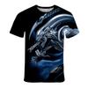 Letní móda zábavné 3D tištěné tričko street wear Harajuku s krátkým rukávem hip-hopový styl ležérní pohodlné tričko