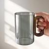 Heat-Resistant Glass Coffee Cup 350ml Tea Cup INS Mug  Office