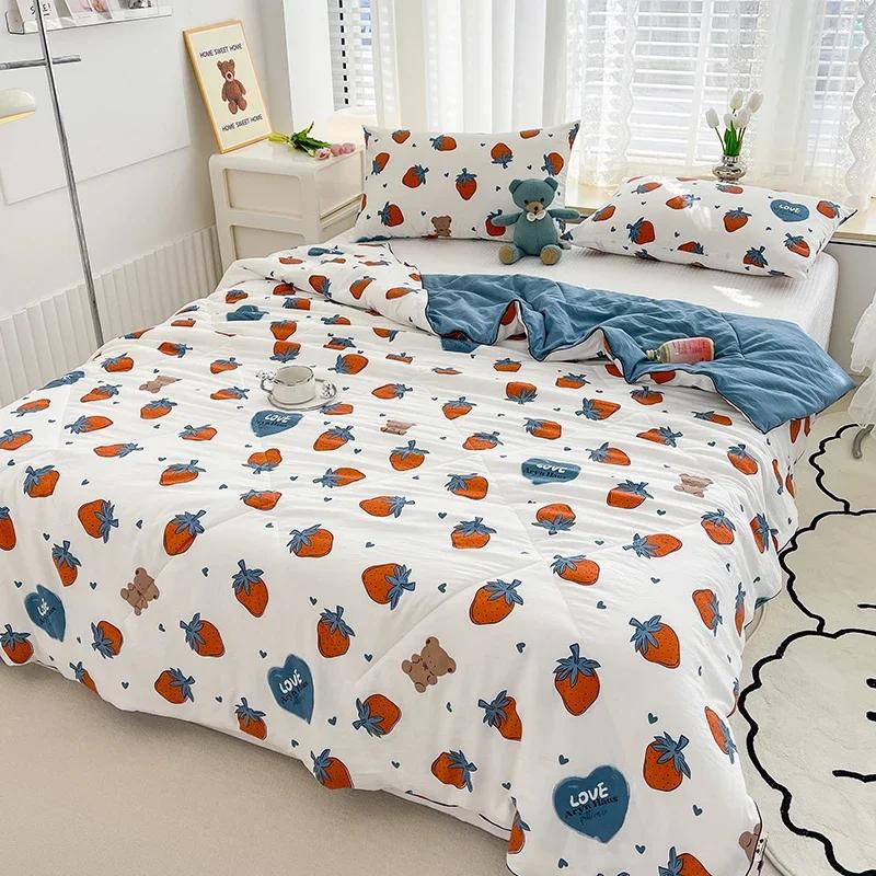 Duvet Summer Ice Cool Quilt Kids Air Conditioning Quilt/Duvet/Blanket Comforter Bed Duvets 150 Single Bed Quilt Bed Quilts