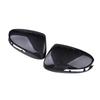 1 Pair Car Side Door Rearview Mirror Cover Cap Fit for Kia K5 Optima 2011 2012 2013 2014 2015 Black Carbon Fiber Style ABS