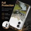 Mountain Valley Camping Art Case For Samsung Galaxy Z Fold 8 Ultra 7 6 5 4 Z Fold8 Fold7 Fold6 Fold5 Luxury Plating Leather Skin Phone Cover