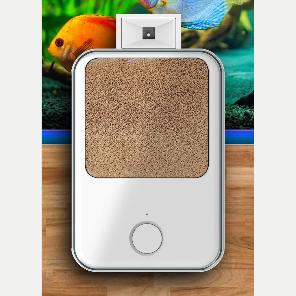 Automatic Fish & Turtle Feeder Smart Control Auto Timing Rectangle Design Indoor All Seasons Use NCI PET Luxury Durable ABS