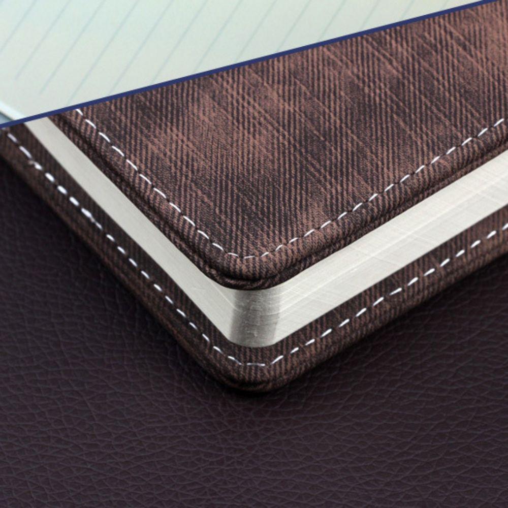 PU Leather Cover Diary Book with Lock Simple Atmosphere A5 Notebook  Students