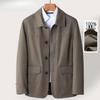 Dad's Spring & Autumn Cotton Jacket for Middle-Aged & Elderly Men - Casual, Comfortable Grandpa's Top