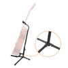 Supporto Pieghevole per Chitarra Regolabile in Altezza con Supporto Sicuro per Chitarre Acustiche, Elettriche, Basso e Banjo, Robusto, Nero
