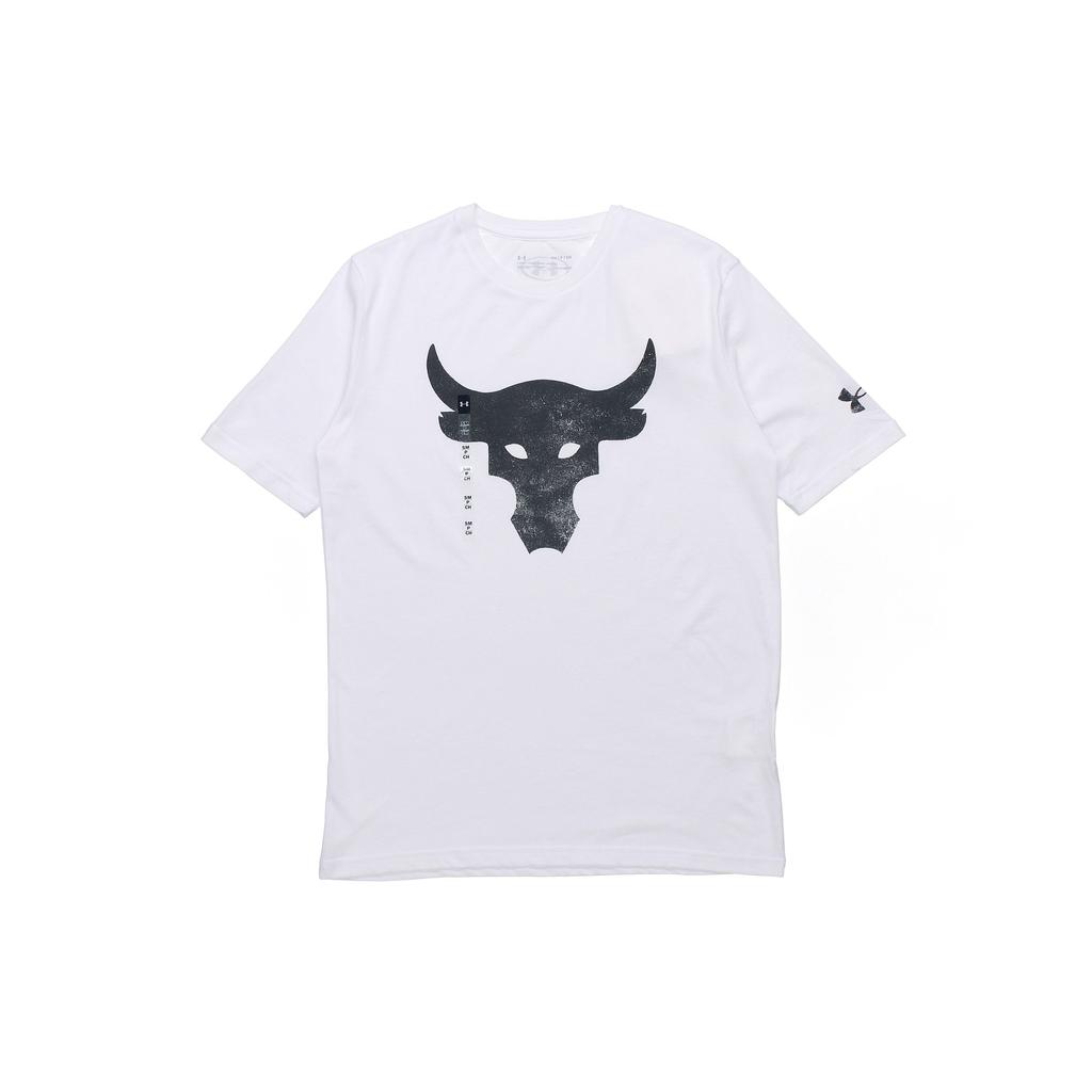 Under Armour Iron Training Sports Straight Leg T-Shirt Men Tops White 1357186-100