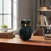 Entryway Decoration Cute Owl Statue Vintage Decorative Owl Figurine Resin Crafts Owl Sculpture TV Cabinet