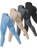 Seamless Women's Yoga Pants: Sand Washed, Quick Dry, Butt Lifting, Tight Fit, Letter Print, Sports Fitness Long Pants