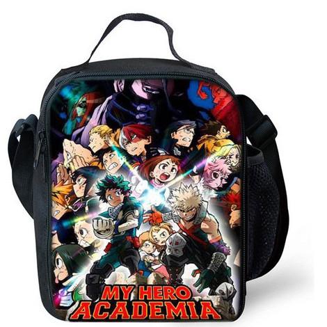 Sonic Lunch Bag Student Picnic Bag Oxford Cloth Cartoon Printed Portable Lunch Box Bag