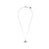VIVIENNE WESTWOOD Mini Bas Relief Classic Crystal Pendant Necklace Women Necklace Gunmetal 63020086-S108-CNS108