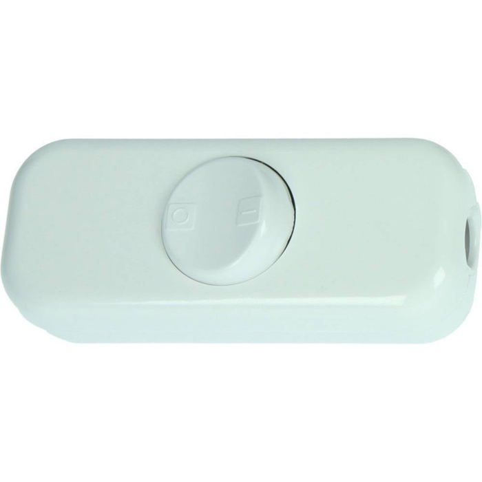 Interrupteur pour câble souple Kopp 193601008 blanc 1 x Off/On 10 A 1 pc(s)