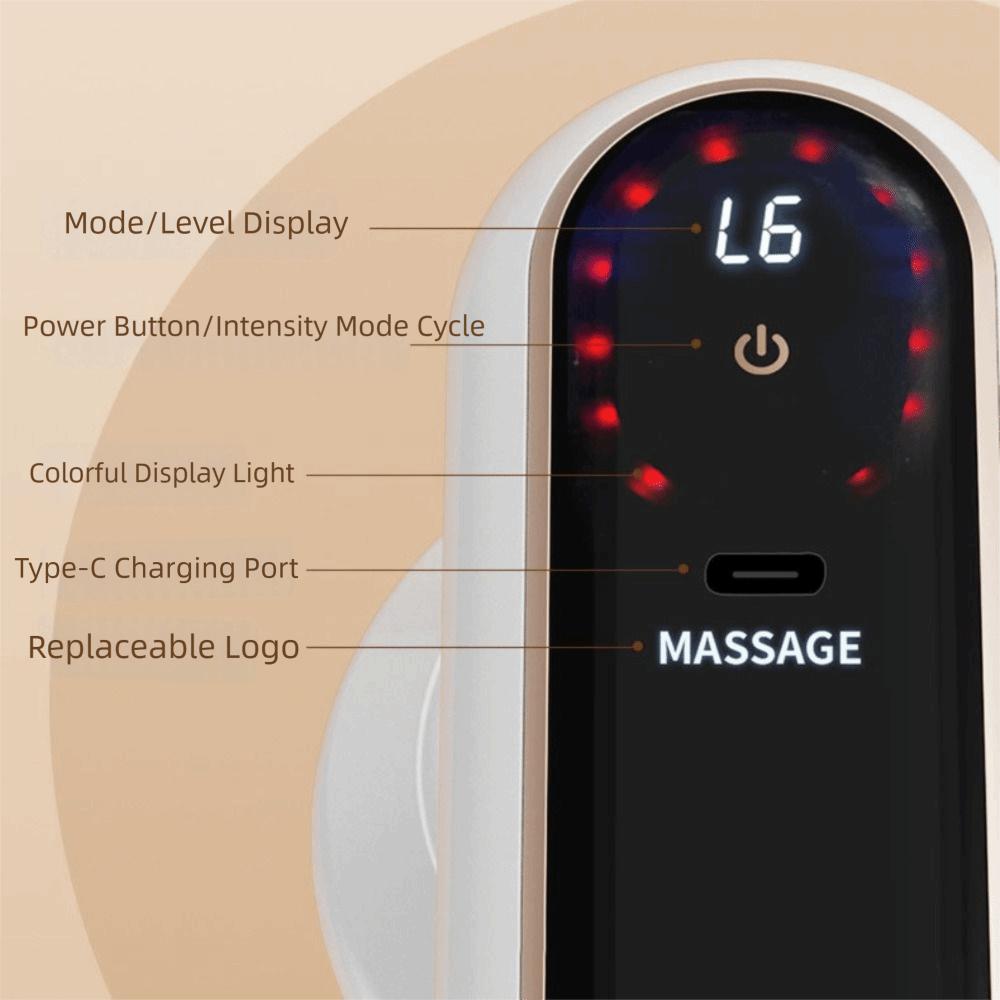 Vibration Massage Electric Body Slimming Machine Muscle Handheld Massager  Kneading Back