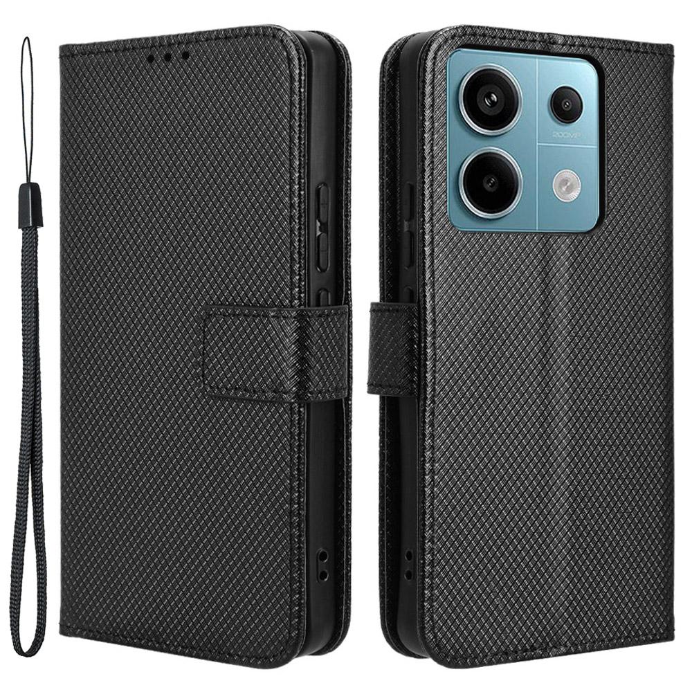 For Xiaomi Redmi Note 13 Pro 5G/Poco X6 5G Phone Case Anti-Scratch Shell Magnetic PU Leather Wallet Phone Cover
