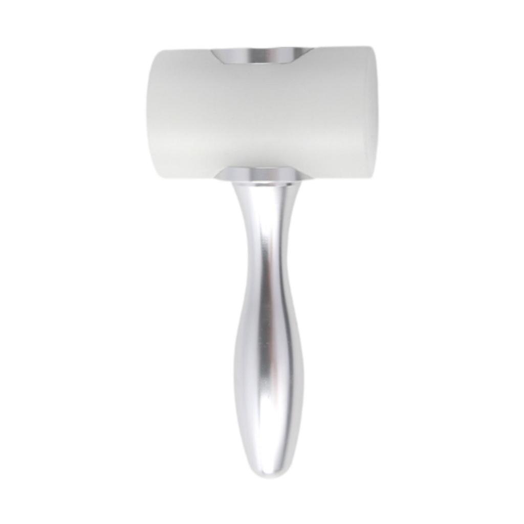 Nylon Leather Carving Hammer Stable Professional Manual Tool Handmade Metal Handle Nylon Hammer for Leatherwork Office Tailor