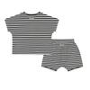 Kangol Kids Black Stripe Henley Neck Setwear Sb 0a06
