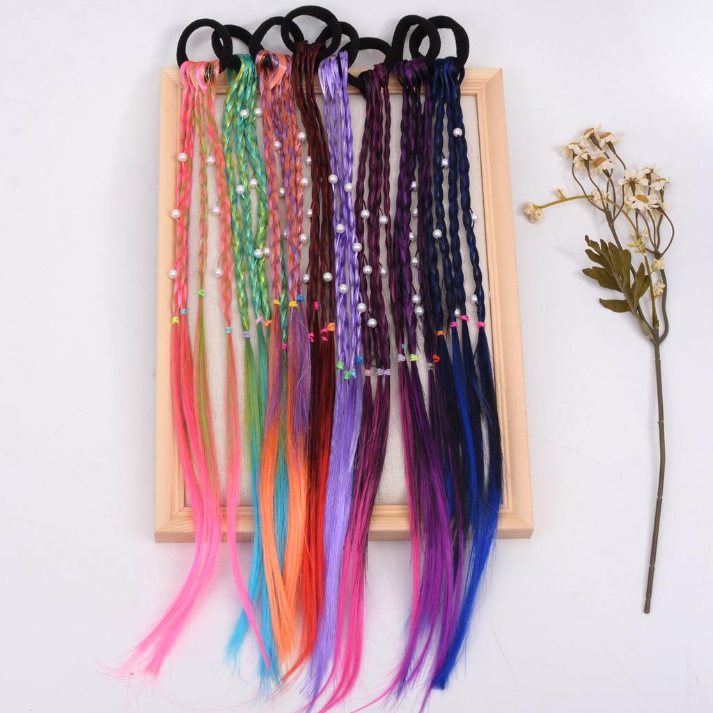 BIANHUAN Kinder Tanzkostüm Haarverlängerungen, Haargummis, Haarverzierungen, Haaraccessoires, Mädchen Hip Hop, Abschlussfeier, Halloween, Cosplay, Tanz,