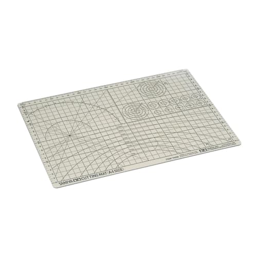 Tamiya Craft Tool Series No. 56 Cutting Mat, A4 Size/Beige, for Plastic Model Kits, 74056