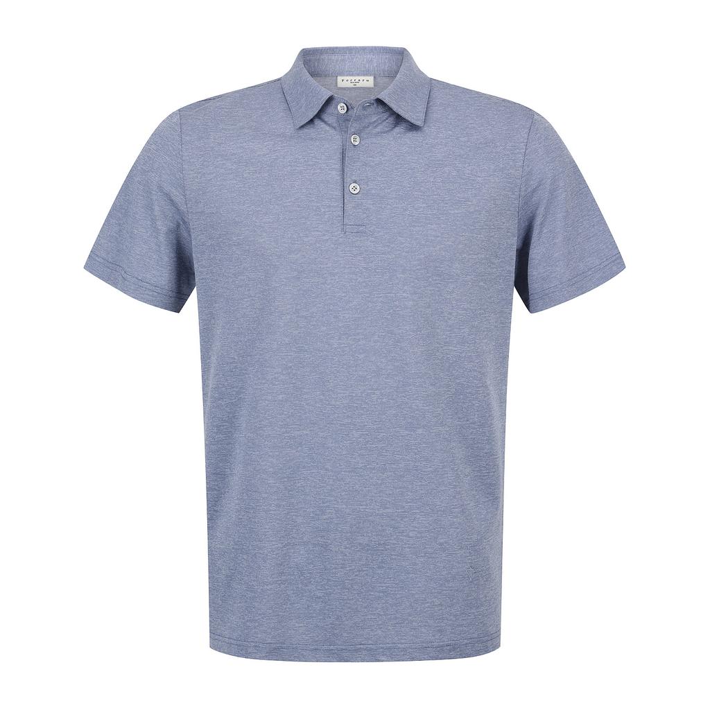 FERRAROMILANO Basic Short Sleeve Collared T-Shirt Blue (Am0Gtty20843)