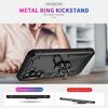 High End Armor Car Magnetic Phone Case for Samsung Galaxy A57 A37 A27 A17 A07 A56 A36 A26 5G Metal Ring 360° Rotatable Bracket Shockproof Bumper Cover