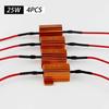 2PC/4PC Canbus Error Free Decoder Load Resistor Car Load Resistance Wiring Canceller LED Decoder 25W 8Ohm For Auto Signal Lights