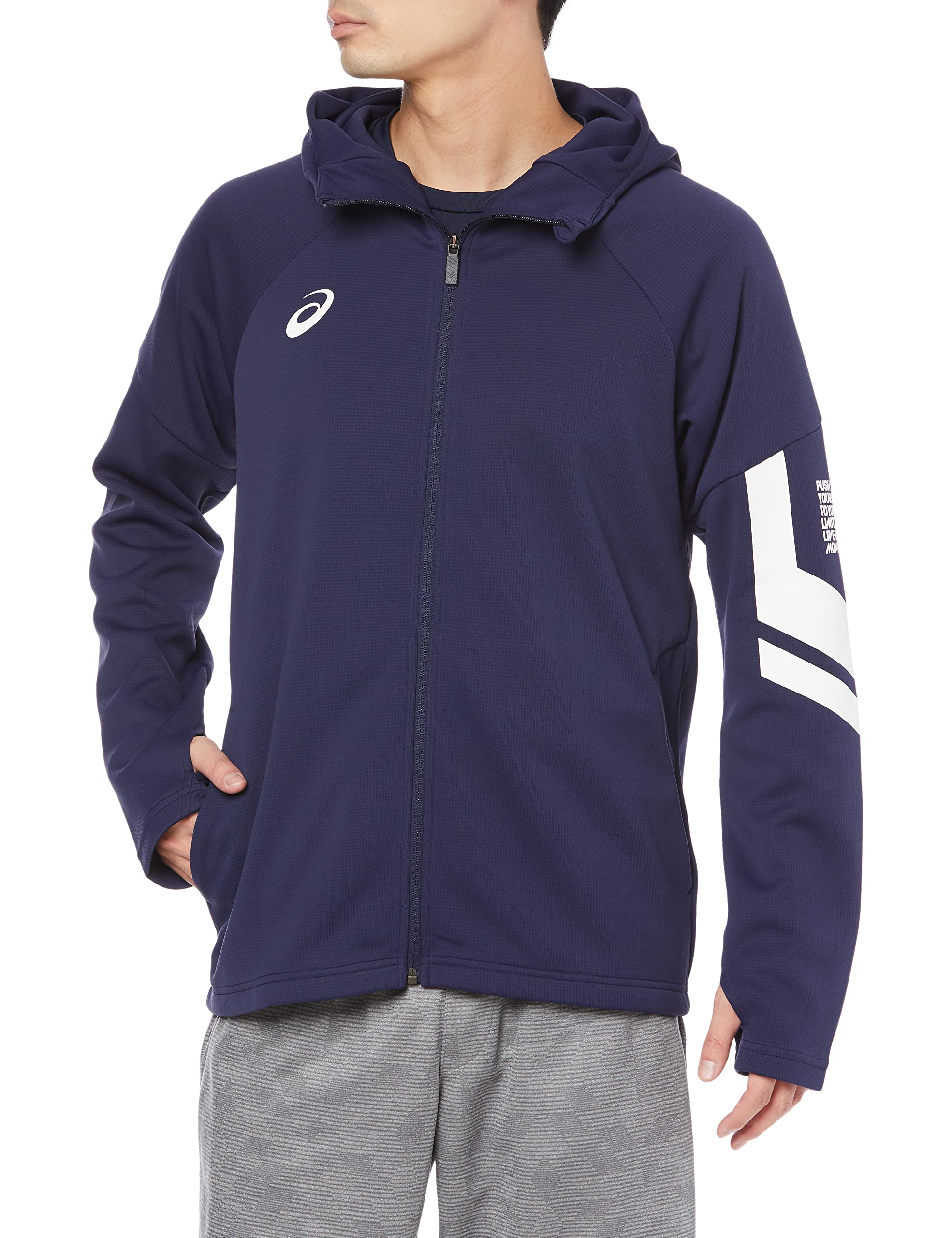 

Training Wear LIMO Dry Sweat Full Zip Hoodie 2031C886 [ASICS] Men s