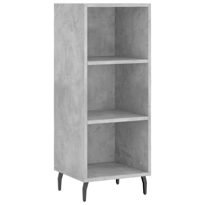 VidaXL Buffet Concrete Grey 34.5x32.5x90 Cm Engineered Wood 828752