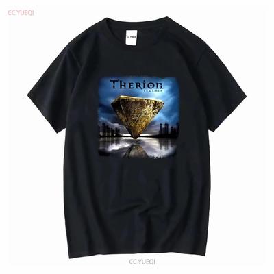 THERION LEMURIA NOWY Merch zespołu Czarny T-shirt vintage Sprany homme Top do noszenia na co dzień Lekko miękki streetwear Moda unisex