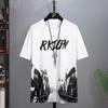 Men's 2024 Short Sleeve Loose Crew Neck T-shirt - Hong Kong Style Summer Trend