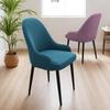 Large Curved Special-Shaped Dining Chair Cover, Semi-Circular Chair Cover, Cushion Backrest, Integrated Chair Back, Simple Elasticity