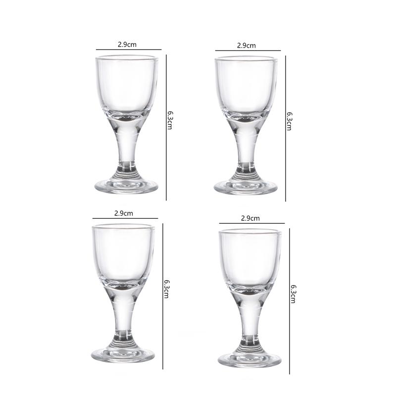 

Диспенсер для вина 100 мл Прозрачный кувшин для байцзю Вечеринка Роскошный винный декантер 10 мл Наборы по 4 шт Рюмка на высокой ножке Маленький бокал для вина 10ml-100ml