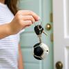 Keychain Pendant Mini Football Shape Team Logo Keychain Portable Decompression
