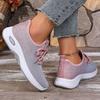 Fashion 2025 New Breathable Knit Sneakers for Women Spring Autumn Slip On Soft Sole Flats Woman Comfort Non Slip Running Training Shoes