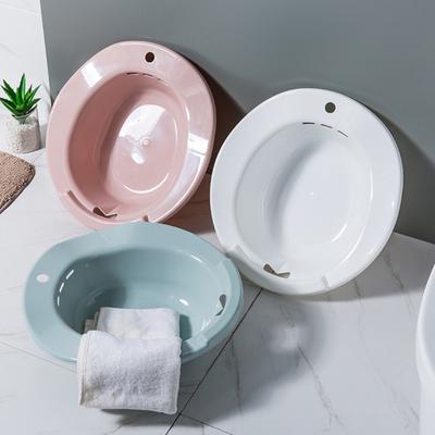 Badezimmer-Bidet mit Aufhängeloch, hitzebeständig, breiter Rand, private Party, Einweichtoilette, Größe für Hämorrhoiden