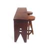 Doll House Zakka Taproom Counter Model Realistic Dollhouses Round Top Stool Realistic Play Stool Realistic Model Toy